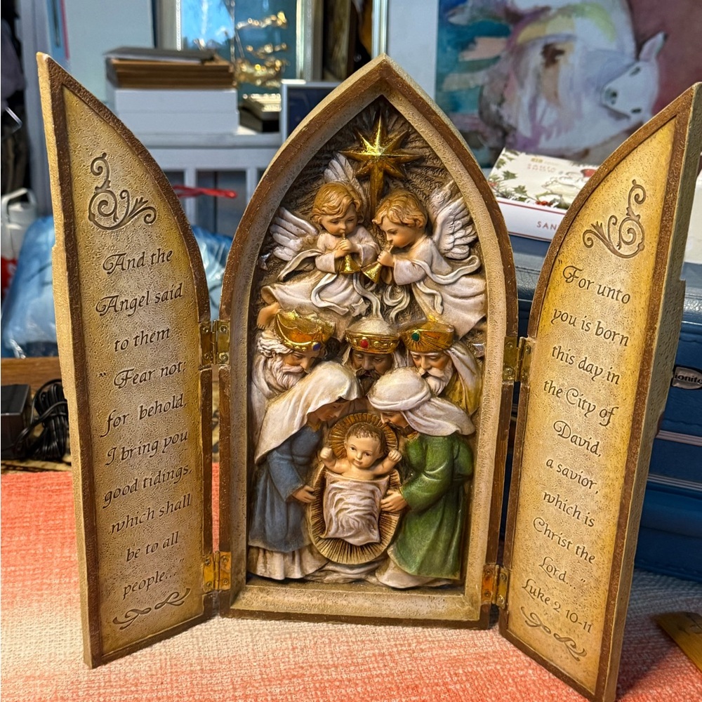 Gorgeous Cabinet Style Nativity Scene From Macy’s